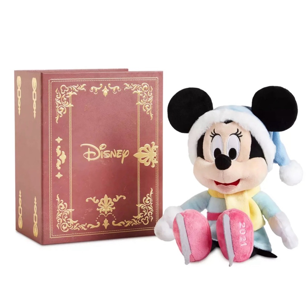 Disney Parks Minnie Mouse “From Our Family to Yours” Plush in Box 9''